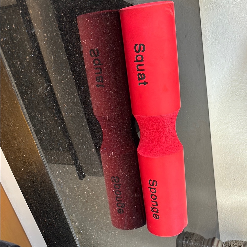Red Squat Sponge Barbell Pad